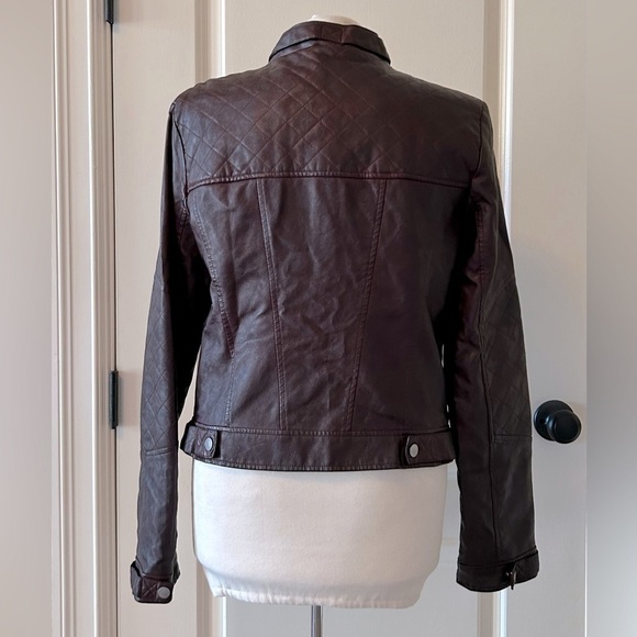 Women’s Faux Leather Jacket - Picture 2 of 10